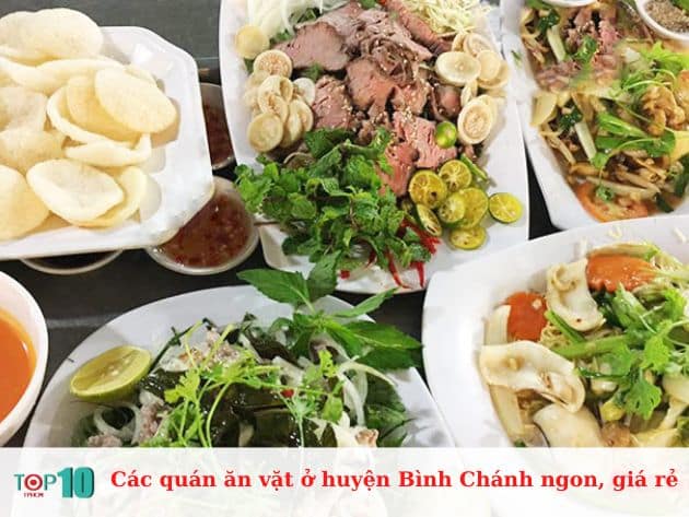 Các quán ăn vặt ở huyện Bình Chánh ngon, giá rẻ