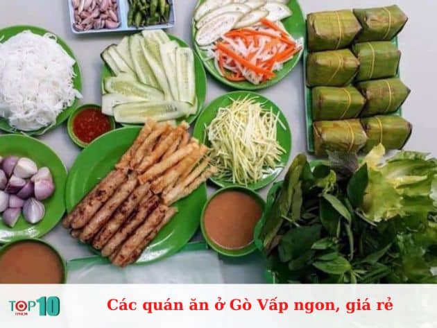 Các quán ăn ở Gò Vấp ngon, giá rẻ