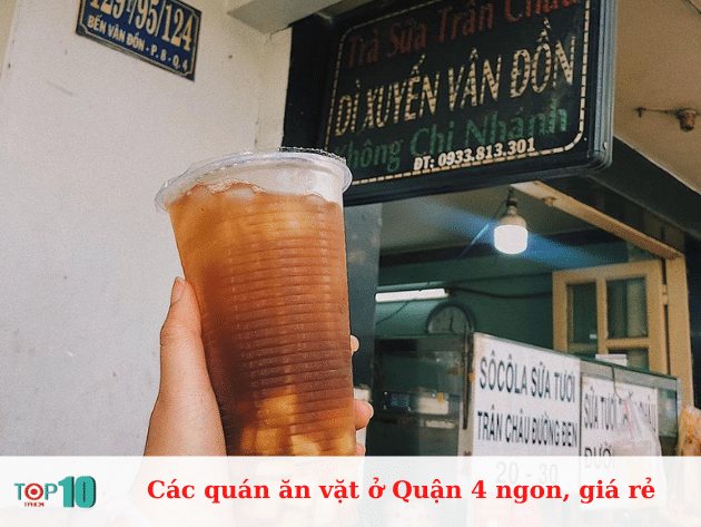 Các quán ăn vặt ở Quận 4 ngon, giá rẻ