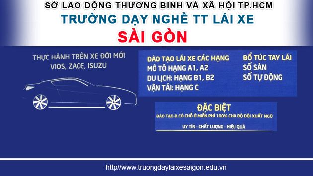 Trường dạy nghề tư thục lái xe Sài Gòn