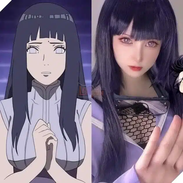 Ảnh cosplay Hinata thần thái ngút trời.