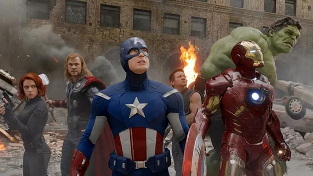 Hình ảnh Captain America và biệt đội siêu anh hùng.