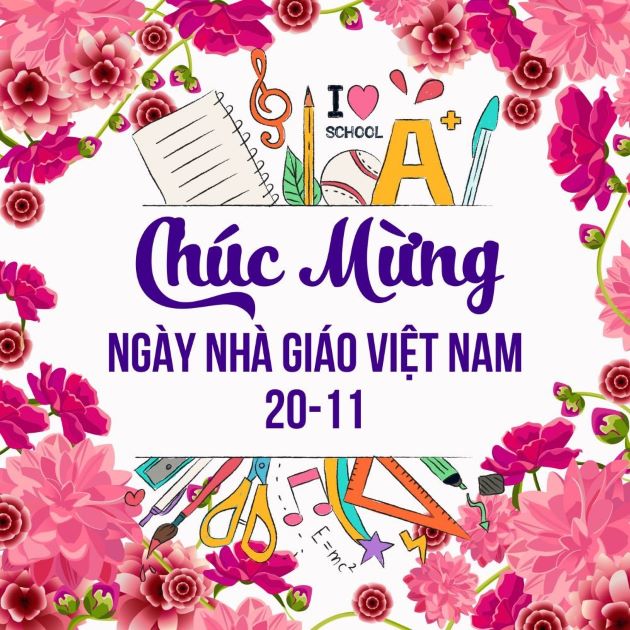 Hình ảnh thiệp chúc mừng ngày nhà giáo Việt Nam