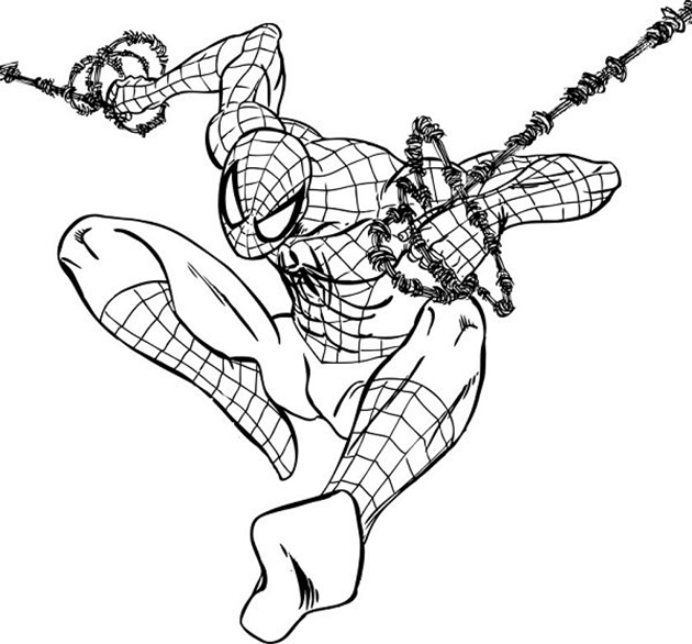 Tô Màu Người Nhện Spider Man - Tô màu trực tuyến