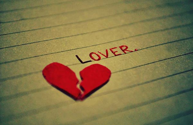 Hình ảnh trái tim buồn vì tình yêu không trọn vẹn.