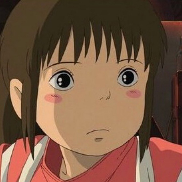 Ảnh cô bé Chihiro xinh xắn trong phim.