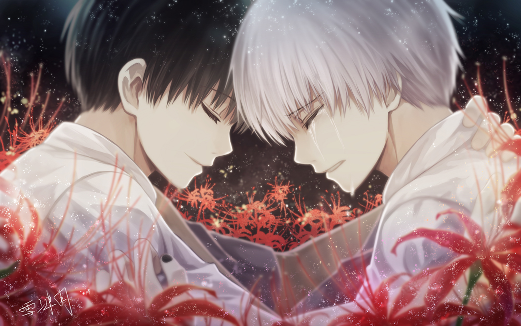 Hình ảnh anime hoa bỉ ngạn tượng trưng cho cuộc chia ly của 2 nhân vật chính.