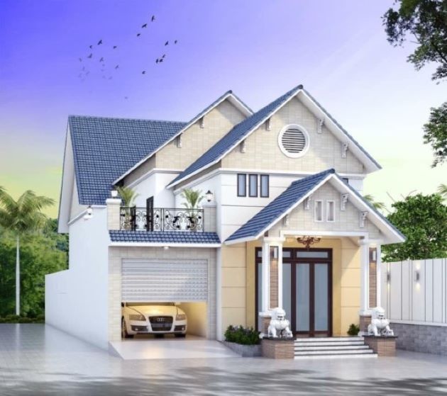 Hình ảnh nhà cấp 4 có gác lửng đẹp