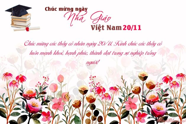 Hình ảnh thiệp chúc mừng ngày nhà giáo Việt Nam