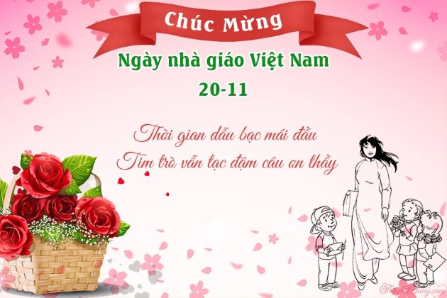 Hình ảnh thiệp chúc mừng ngày nhà giáo Việt Nam