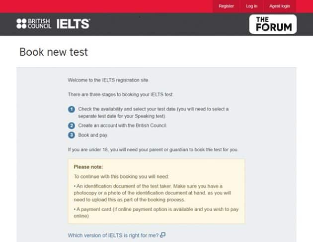 Cách xác nhận đăng ký thi IELTS thành công