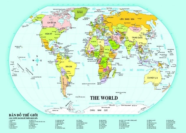 các nước có diện tích lớn nhất thế giới