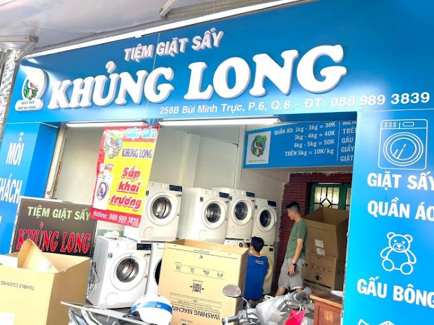 Tiệm giặt sấy Khủng Long