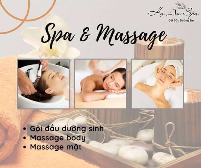 Các combo dịch vụ tại Hạ An Spa