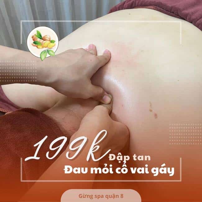 Địa điểm spa mát xa Gừng Spa Q.8