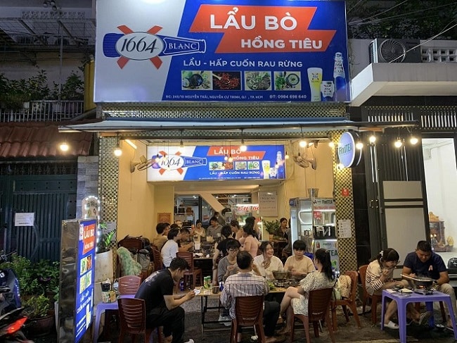 Lẩu bò Hồng Tiêu