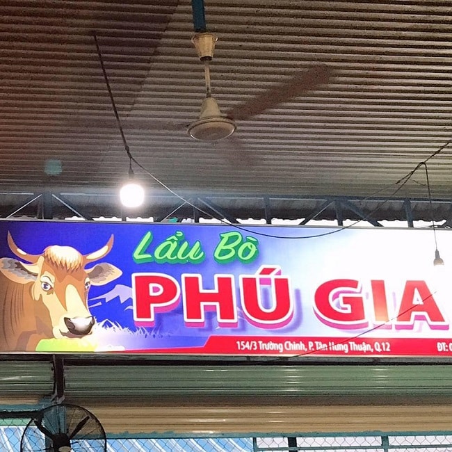 Lẩu bò Phú Gia