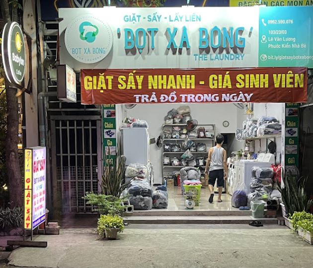 Tiệm Giặt Sấy Bọt Xà Bông