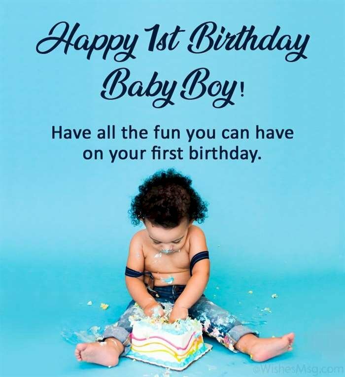 Chúc mừng sinh nhật con trai được 1 tuổi hạnh phúc ngập tràn.