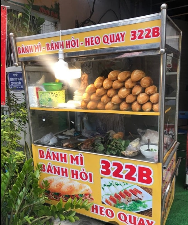 Xe bánh mì heo quay ngon, rẻ tại q. Tân Phú