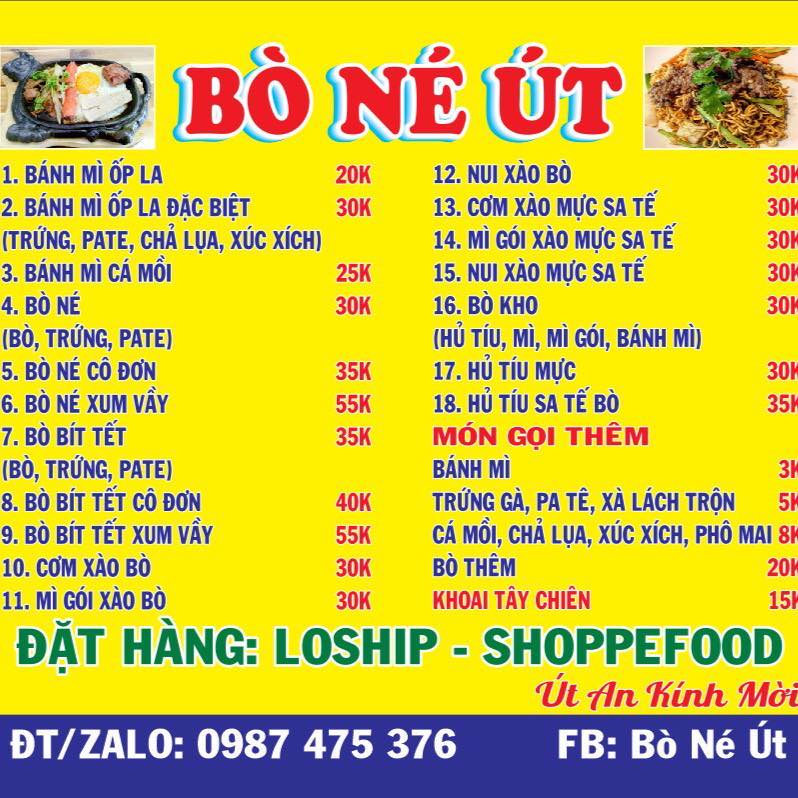 Bánh mì bò né Út