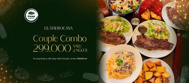 Combo các phần ăn tại B’ocaxa Steak