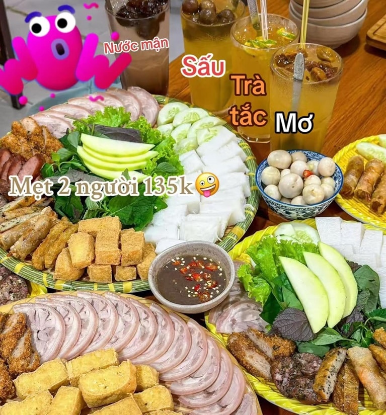 Bún đậu mắm tôm Đệ Nhất Quán