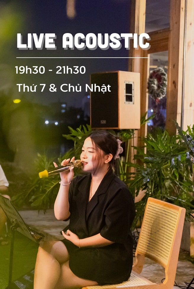 Tiệm cafe live acoustic cực chill ở Bình Thạnh bạn nên biết