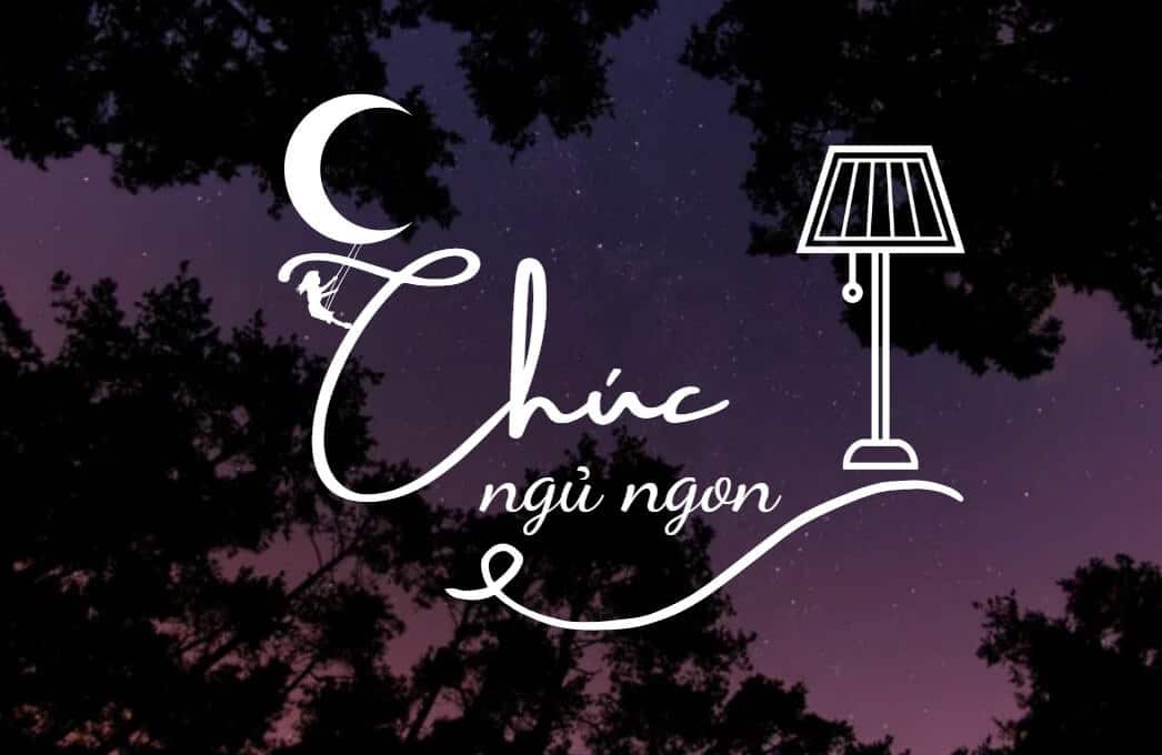 Ảnh chúc ngủ ngon đơn giản nhưng độc đáo dành tặng người mình yêu thương.