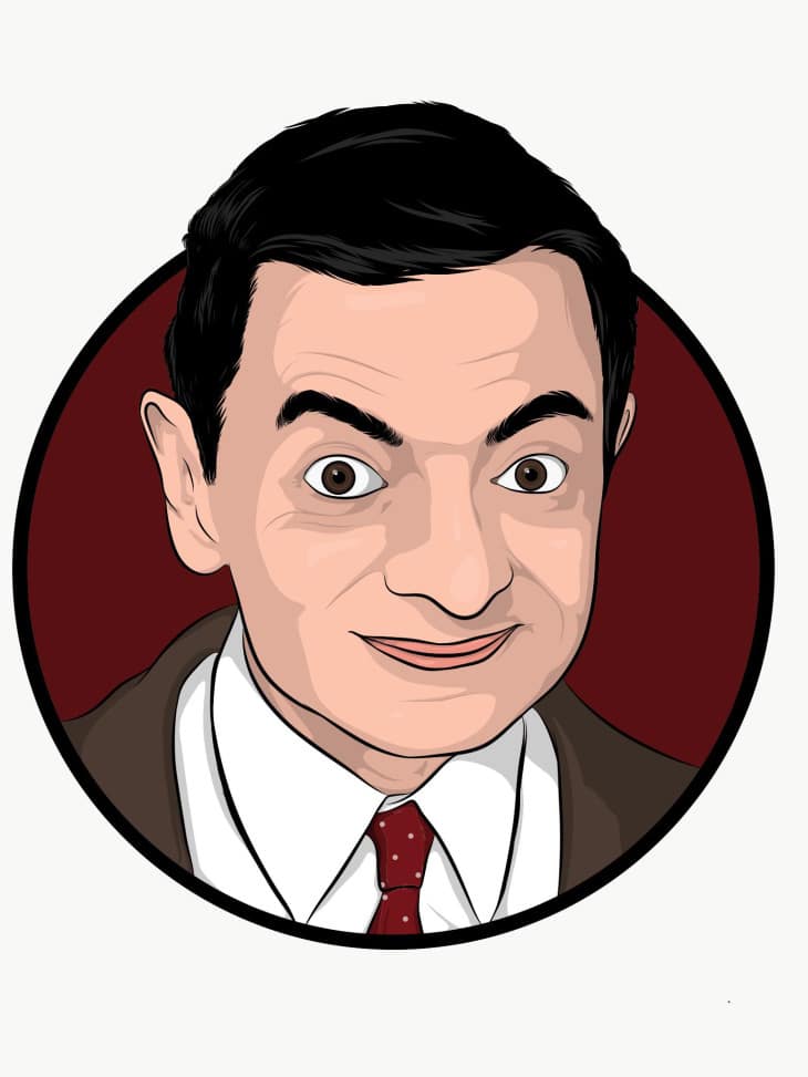 Hình vẽ Mr Bean hài.