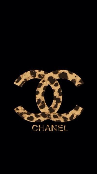 Hình nền chữ Chanel da báo.