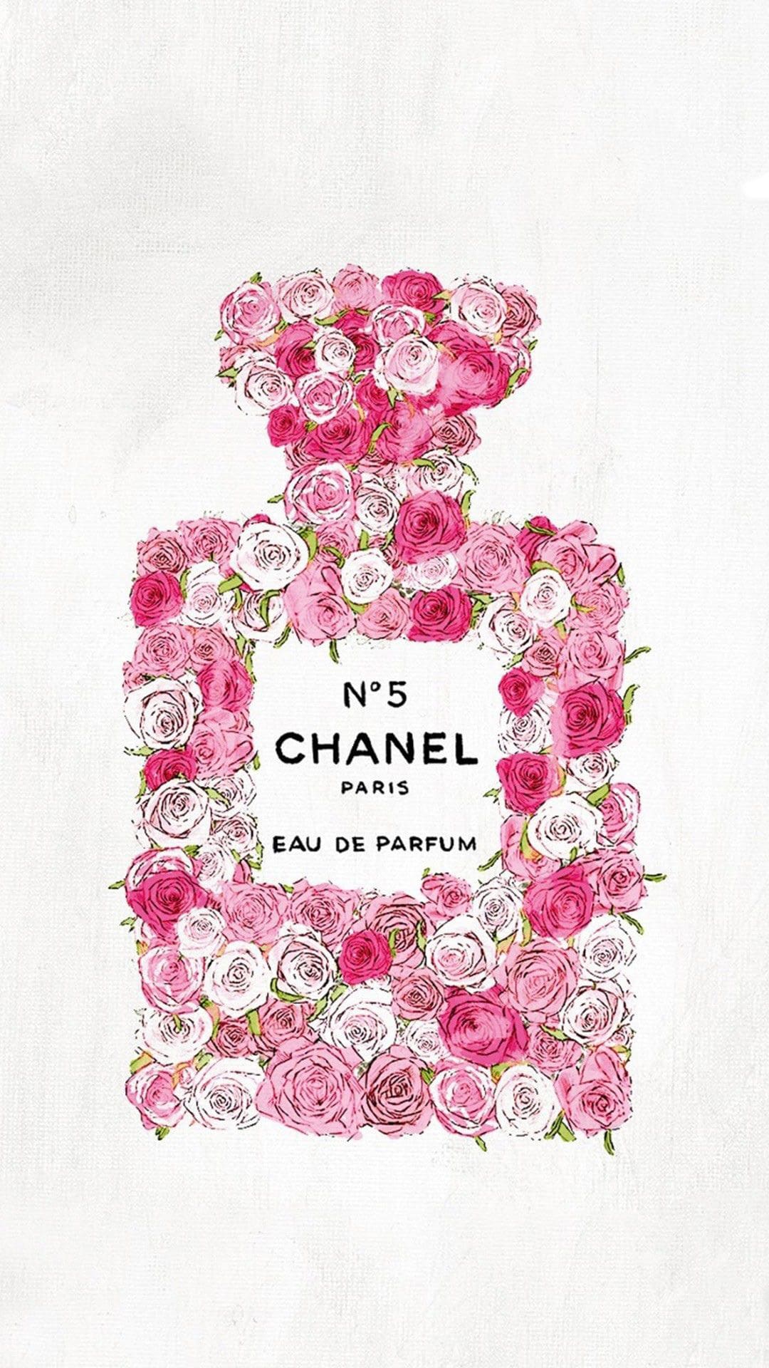 Ảnh nền hính chai nước hoa Chanel nổi tiếng