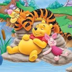 Hình nền gấu Pooh hoạt hình cute, dễ thương