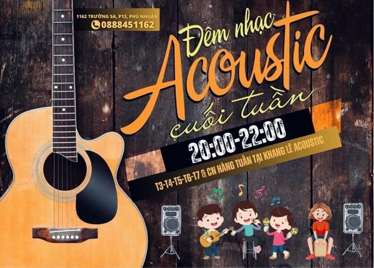 Tiệm cà phê Acoustic nổi tiếng ở q. Phú Nhuận