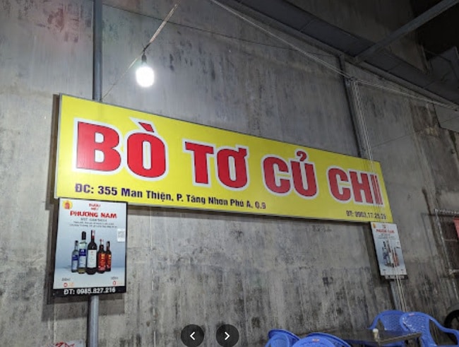 Lẩu bò 355 Man Thiện