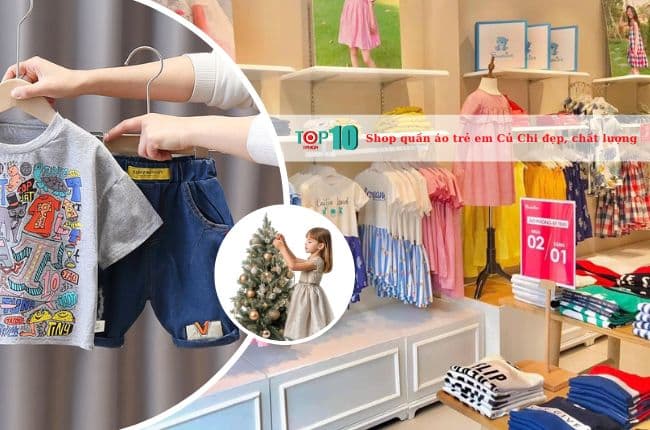 Shop quần áo trẻ em ở Củ Chi đẹp, chất lượng