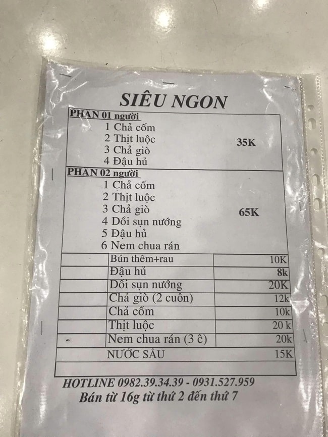 Bún đậu mắm tôm - Lý Thường Kiệt Hóc Môn 