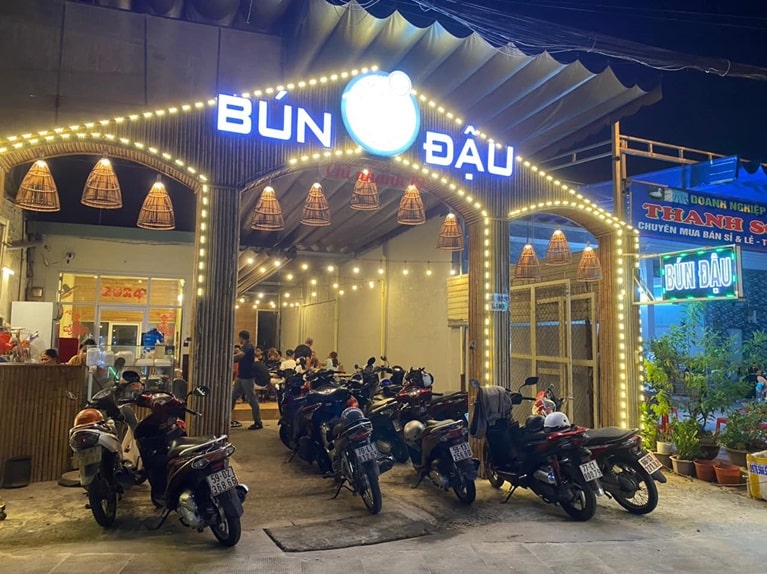 Tiệm bún đậu ngon, chất lượng, giá bình dân