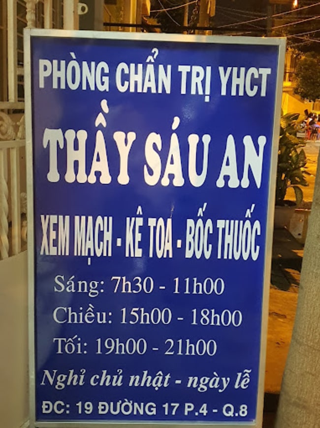 các phòng khám đông y tại Quận 8