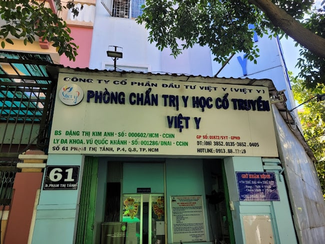 phòng khám đông y Quận 8, hồ chí minh