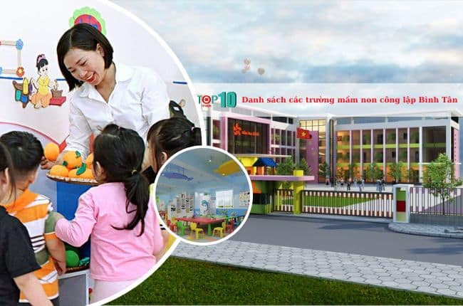 Danh sách các trường mầm non công lập quận Bình Tân