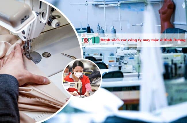 Danh sách các công ty may mặc ở Bình Dương lớn nhất