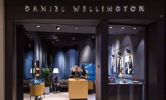 Cửa hàng đồng hồ Daniel Wellington