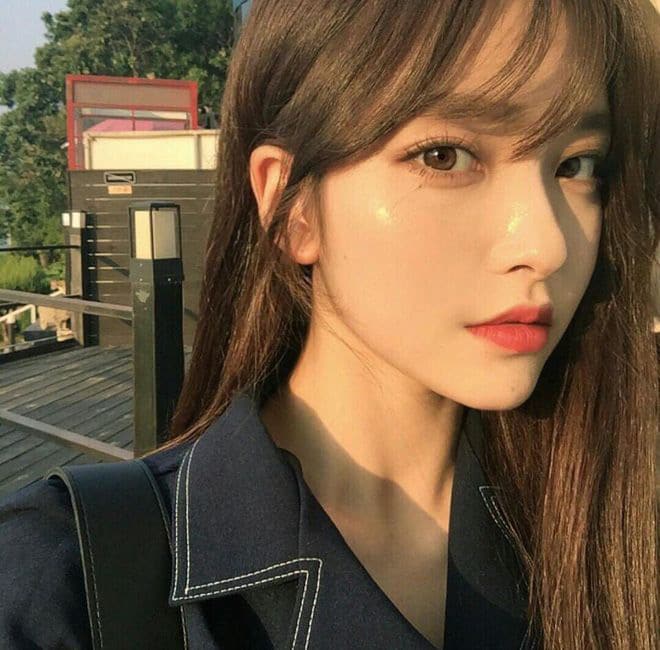 Ảnh gái Hàn Quốc với gương mặt hoàn hảo không tì vết.
