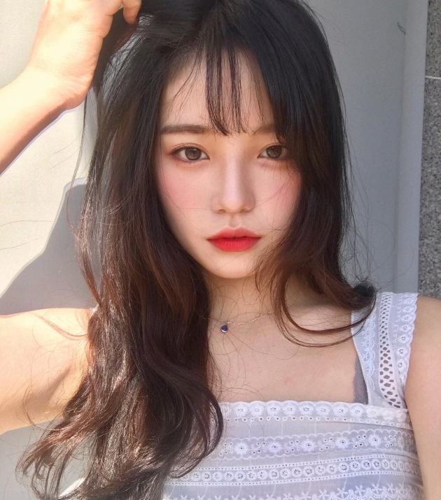 Bức ảnh cực xinh tỏa nắng của cô gái Hàn Quốc.