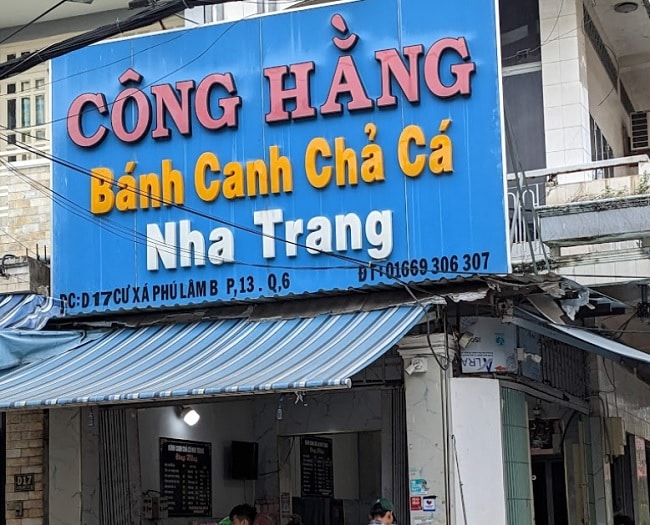 Quán Bánh canh chả cá Nha Trang - Công Hằng
