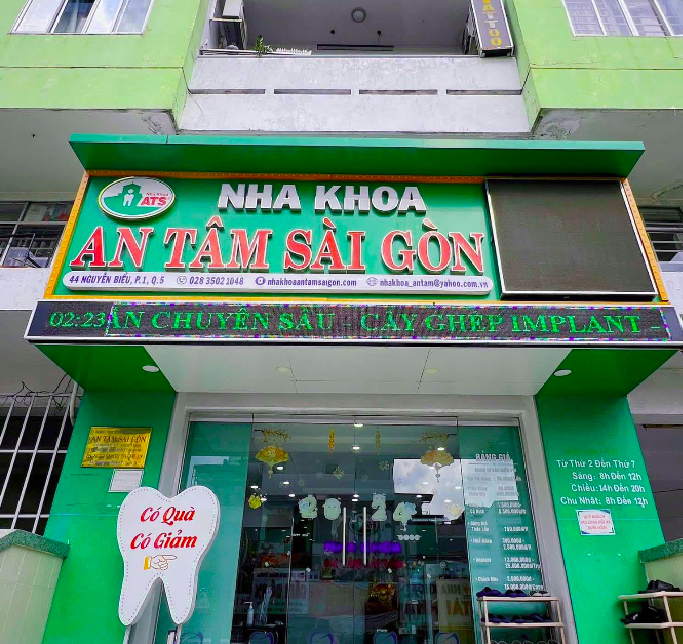 Nha khoa An Tâm Sài Gòn - Địa chỉ nha khoa uy tín tại Quận 5, TP.HCM