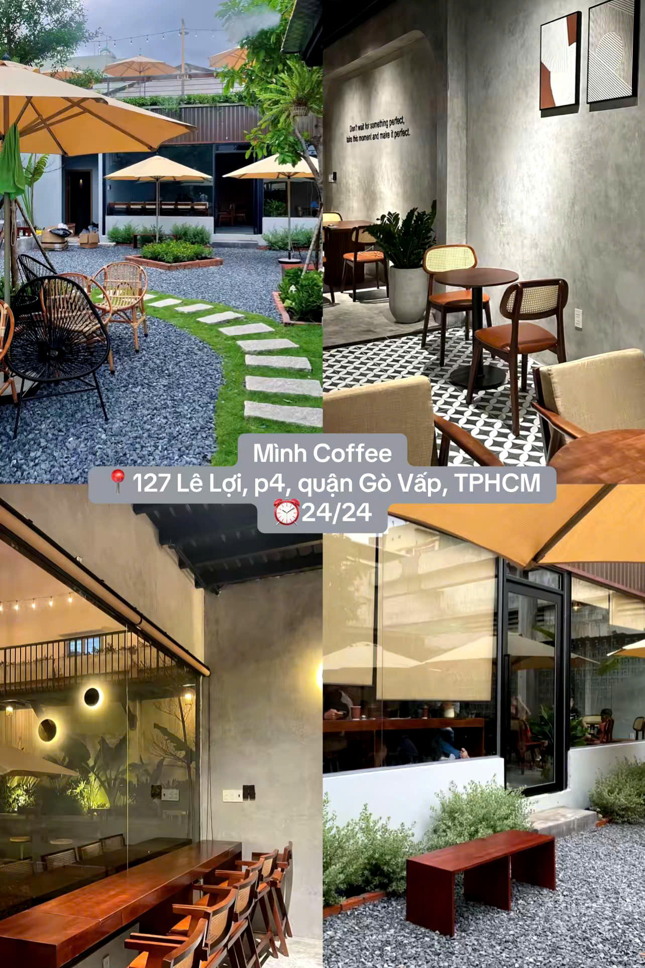 Mình Coffee mang đến không gian giản dị, ấm cúng cùng menu thức uống quen thuộc dễ thưởng thức.