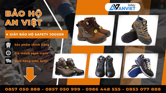 Bảo Hộ An Việt đơn vị phân phối giày bảo hộ Safety Jogger chính hãng với chính sách bảo hành rõ ràng.