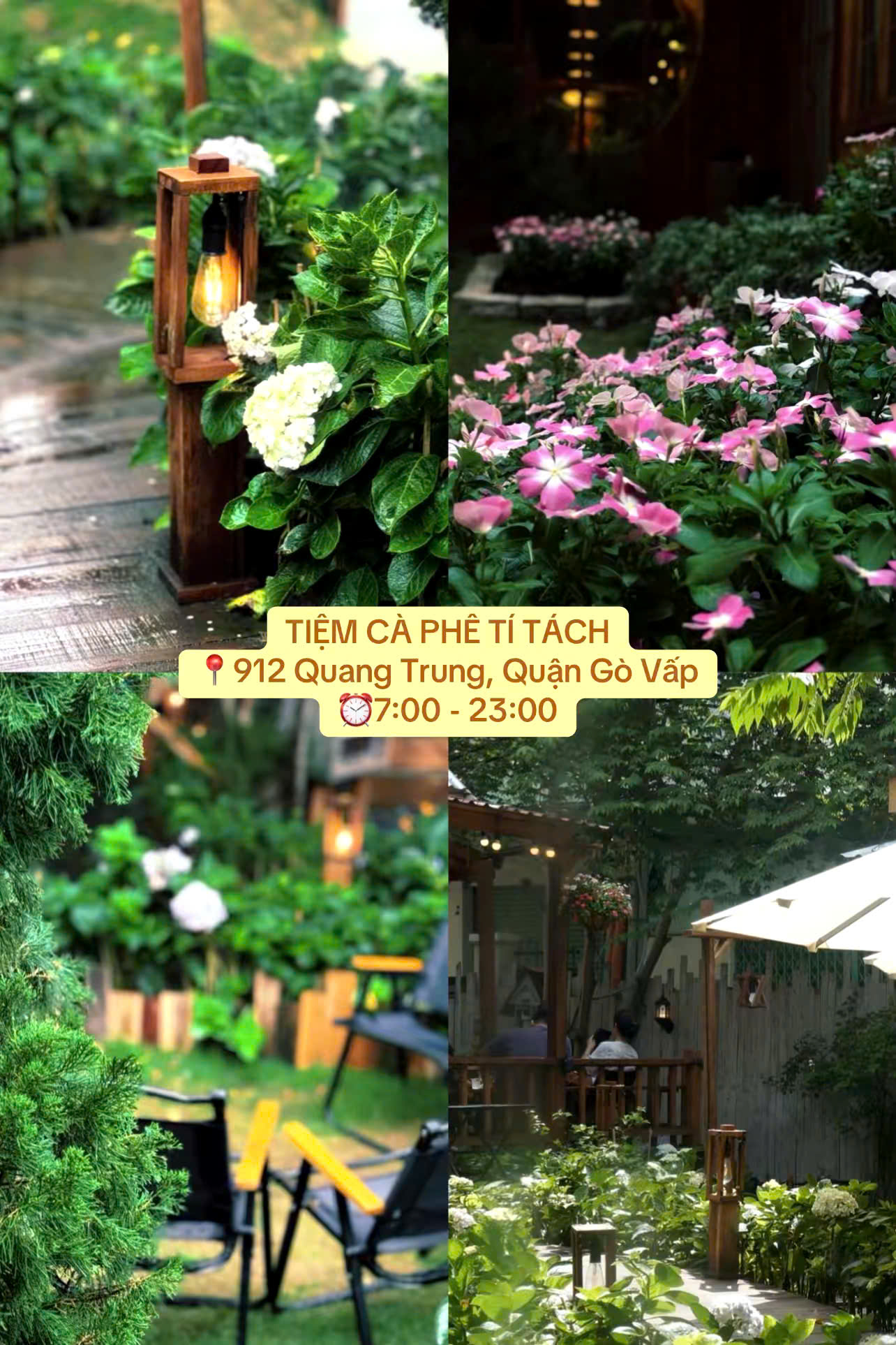 Tiệm cà phê Tí Tách mang trong mình một phong cách gần gũi, yên tĩnh và ấm cúng